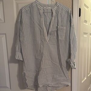 O’Neil Blue Striped Cover up